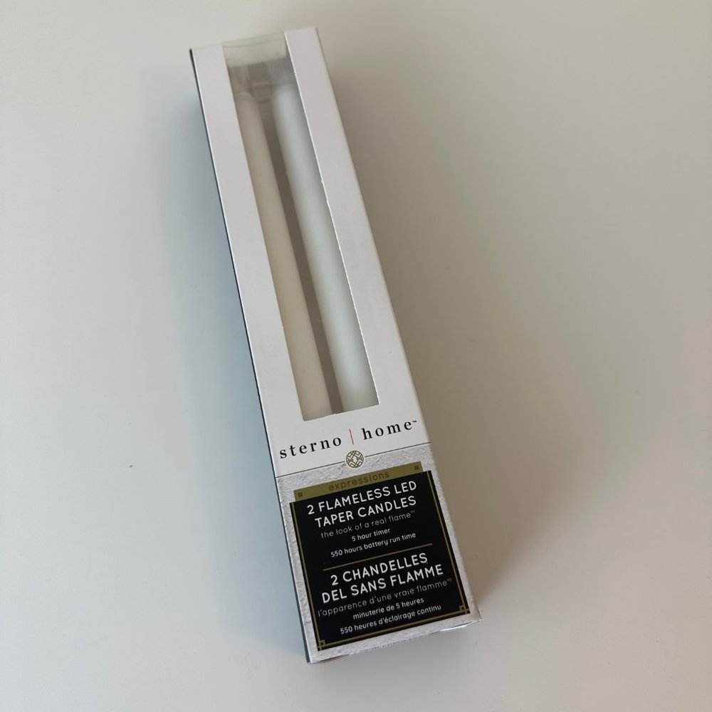Sterno Home 2 Flameless Led Taper Candles